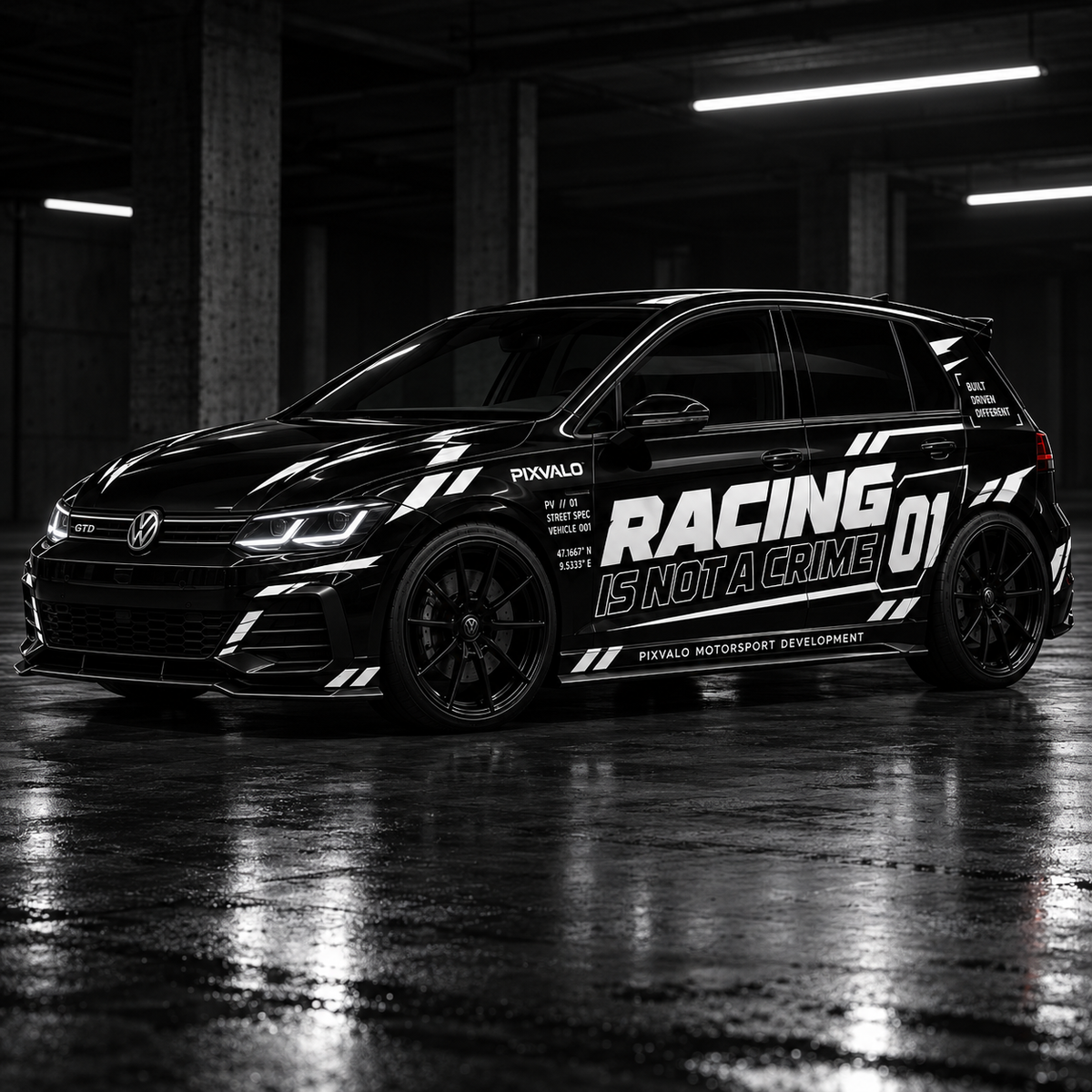 "RACING IS NOT A CRIME"
